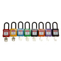 CE certification resistant impact and high corrosion ABS insulation padlock